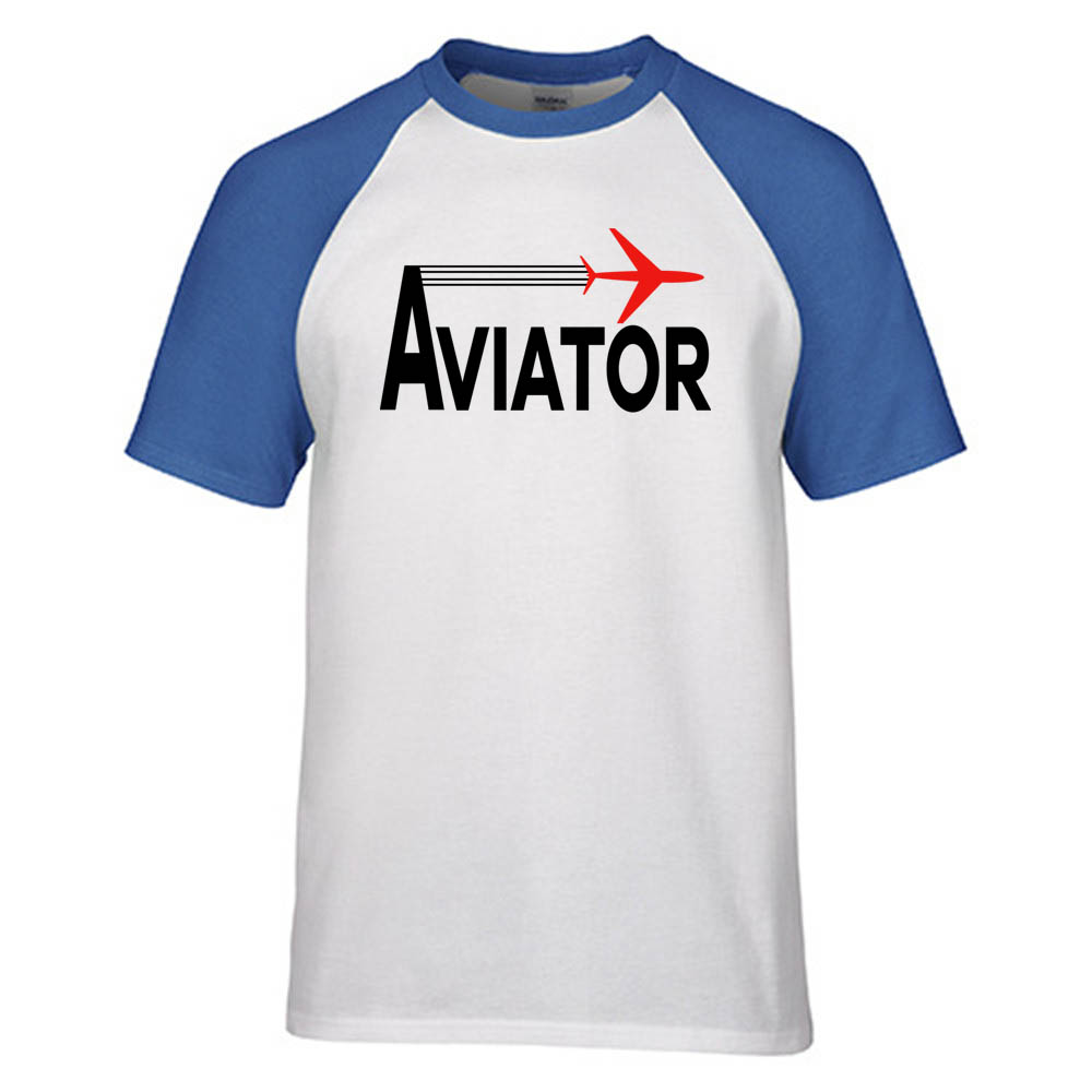 Aviator Designed Raglan T-Shirts