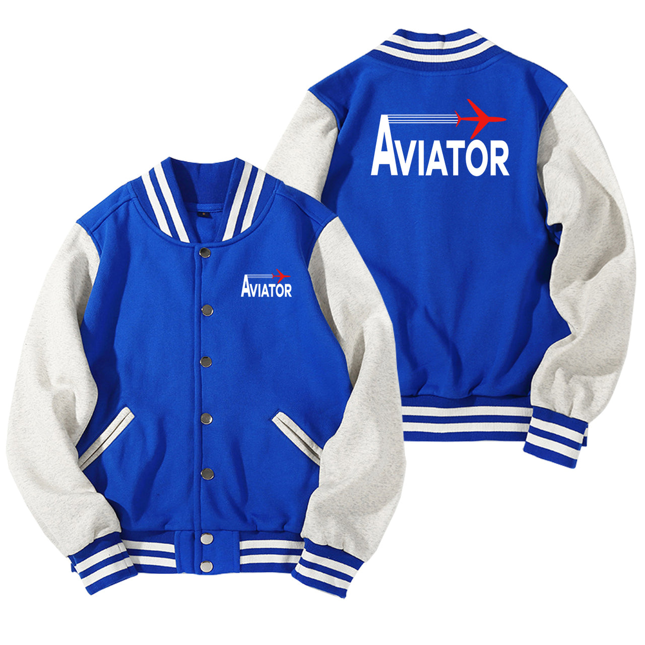 Aviator Designed Baseball Style Jackets
