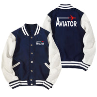 Thumbnail for Aviator Designed Baseball Style Jackets