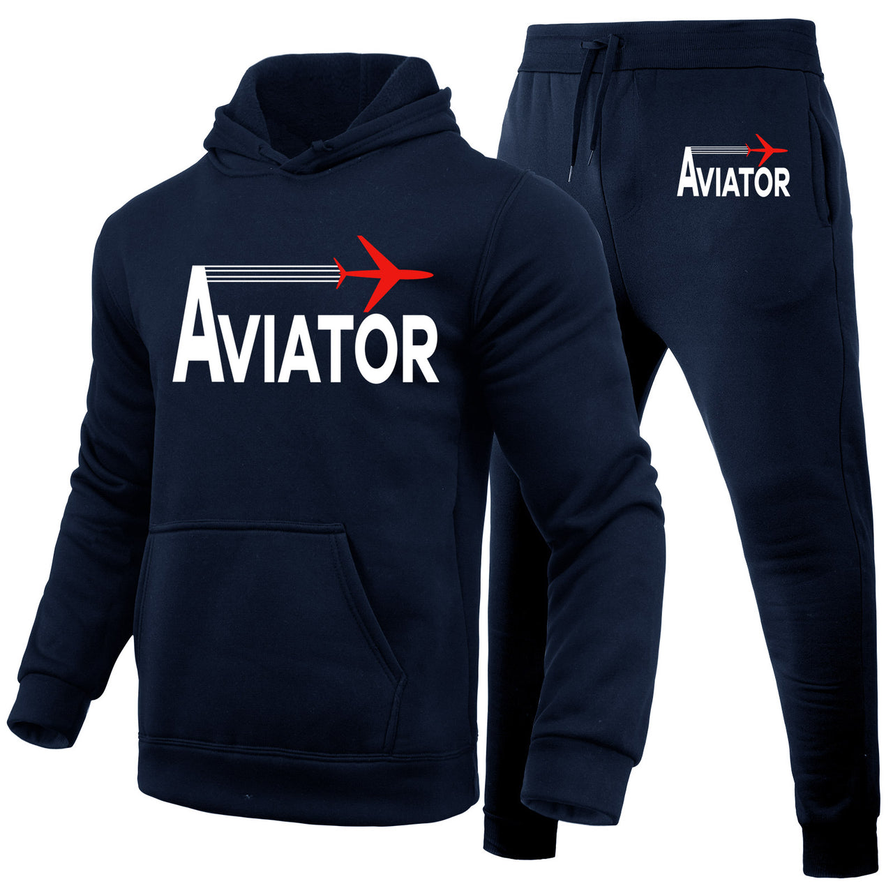 Aviator Designed Hoodies & Sweatpants Set