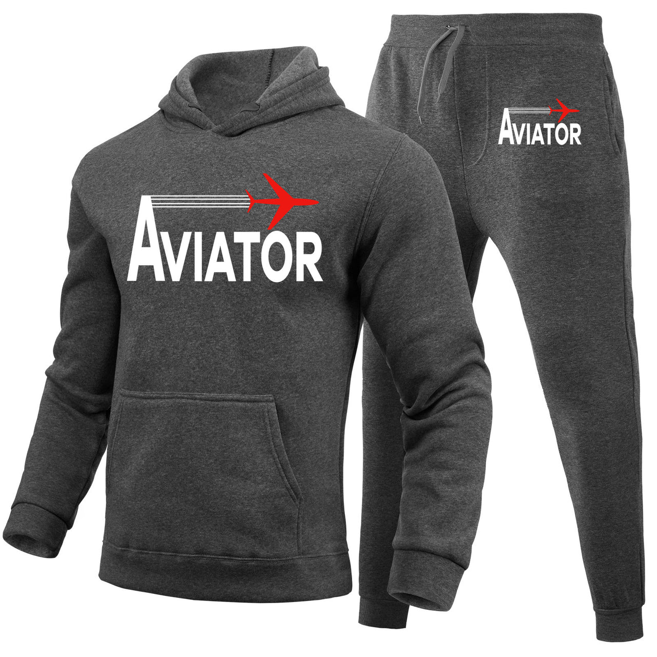 Aviator Designed Hoodies & Sweatpants Set