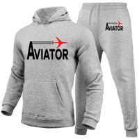 Thumbnail for Aviator Designed Hoodies & Sweatpants Set
