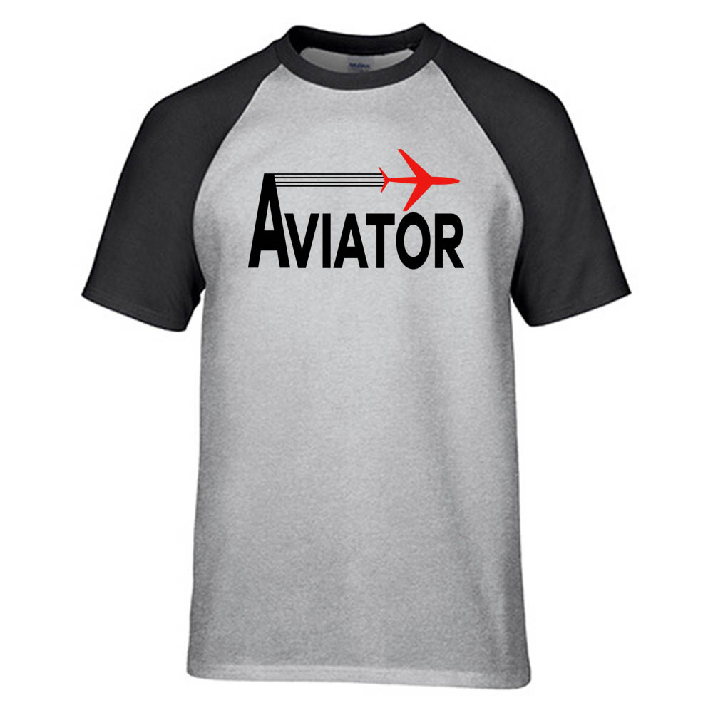 Aviator Designed Raglan T-Shirts