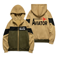 Thumbnail for Aviator Designed Colourful Zipped Hoodies