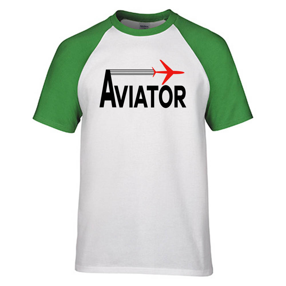 Aviator Designed Raglan T-Shirts