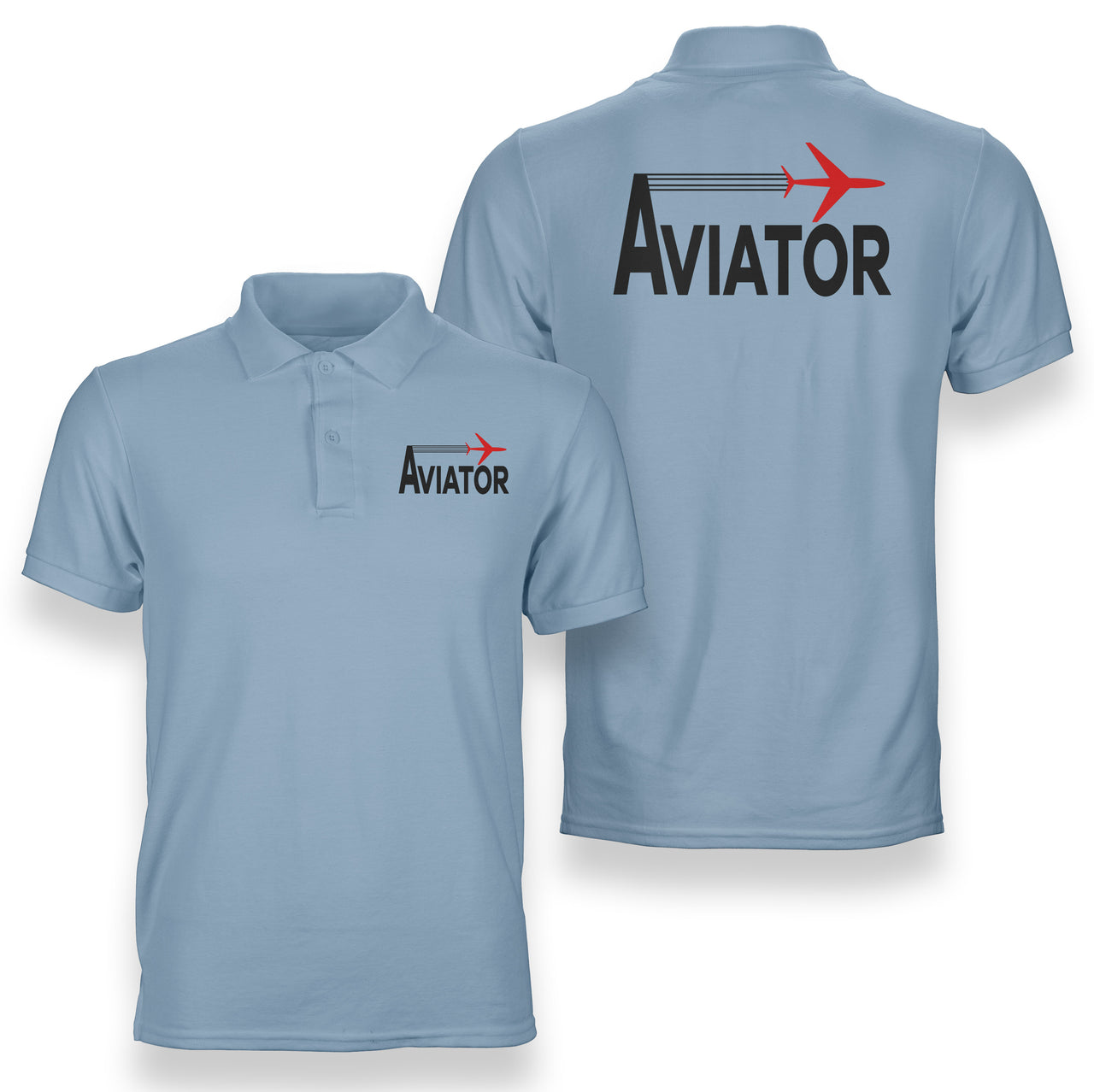 Aviator Designed Double Side Polo T-Shirts