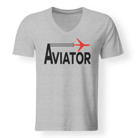 Thumbnail for Aviator Designed V-Neck T-Shirts