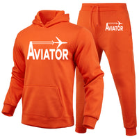 Thumbnail for Aviator Designed Hoodies & Sweatpants Set