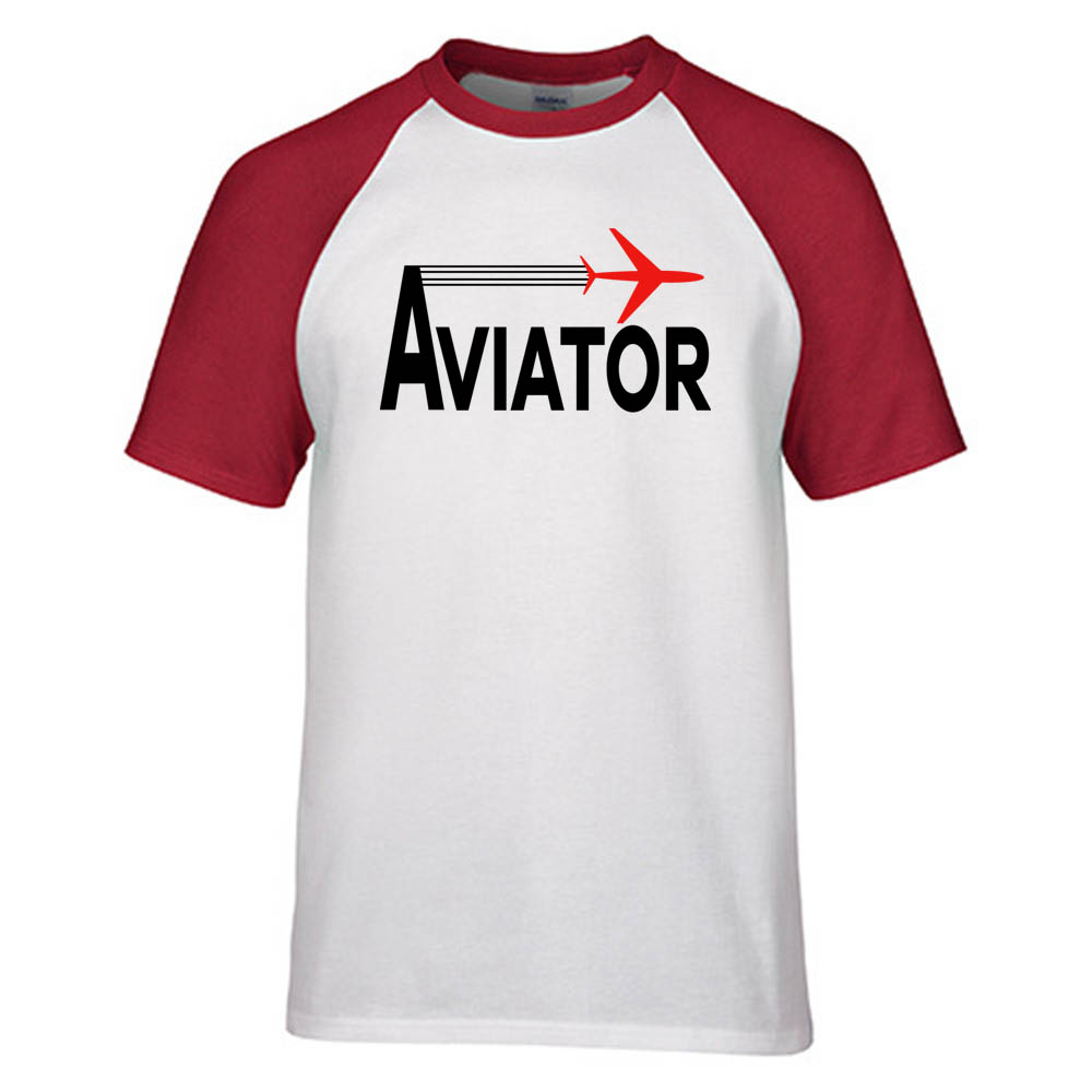 Aviator Designed Raglan T-Shirts