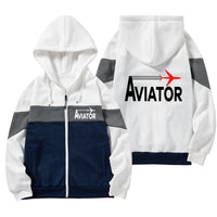 Thumbnail for Aviator Designed Colourful Zipped Hoodies