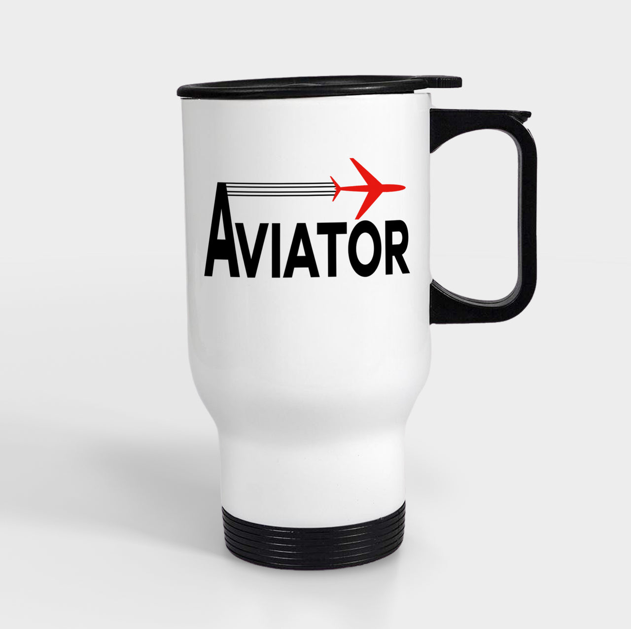 Aviator Designed Travel Mugs (With Holder)