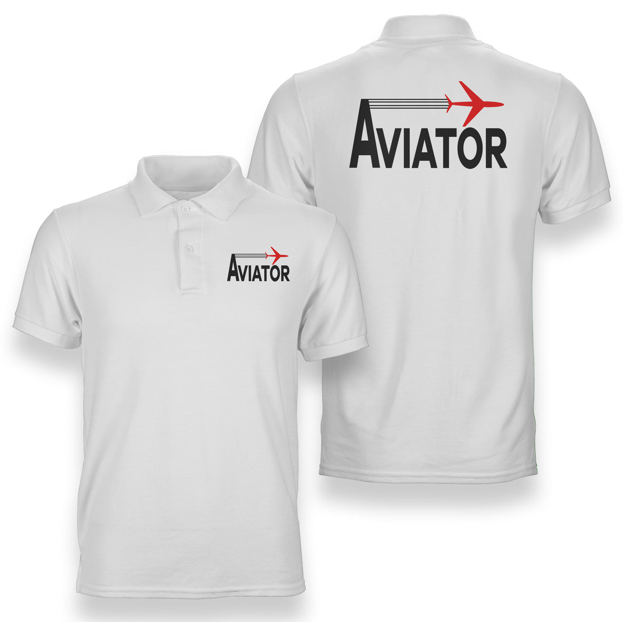 Aviator Designed Double Side Polo T-Shirts