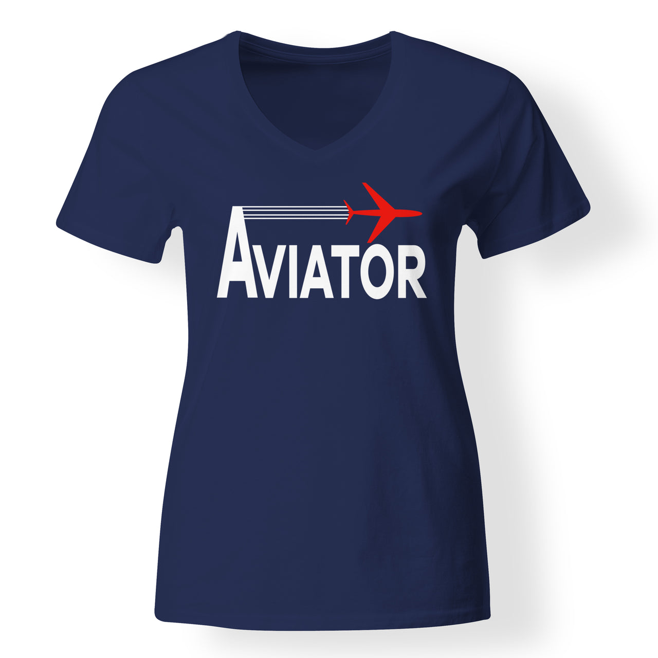 Aviator Designed V-Neck T-Shirts
