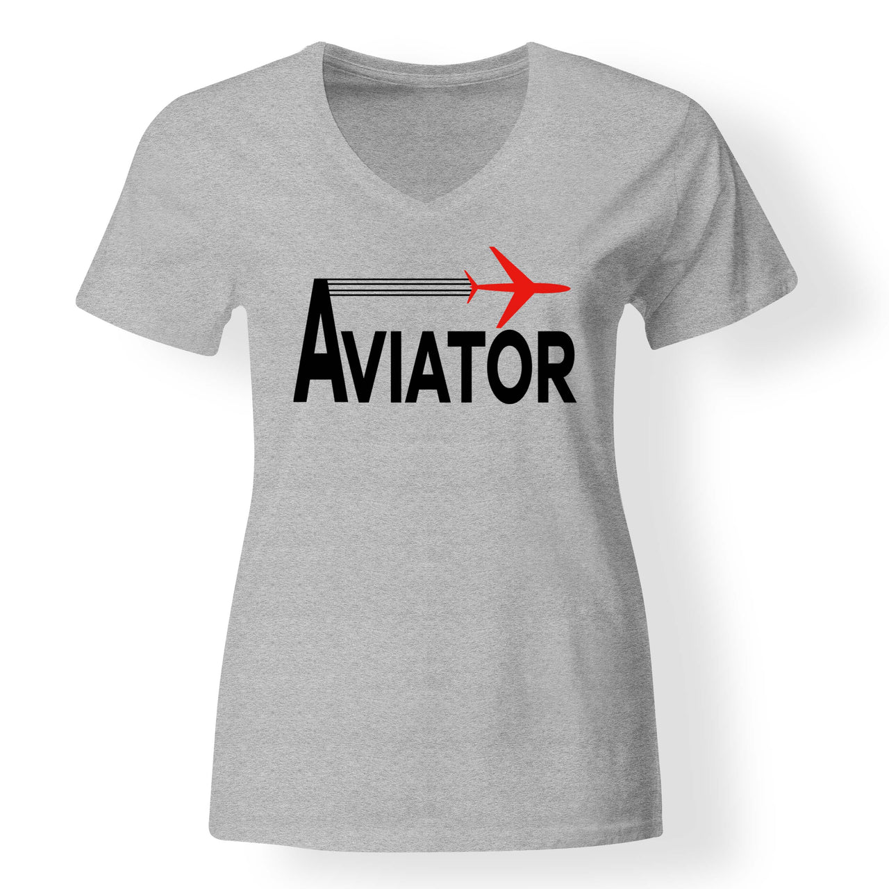 Aviator Designed V-Neck T-Shirts