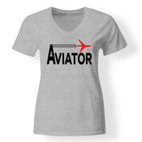 Thumbnail for Aviator Designed V-Neck T-Shirts
