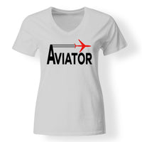 Thumbnail for Aviator Designed V-Neck T-Shirts