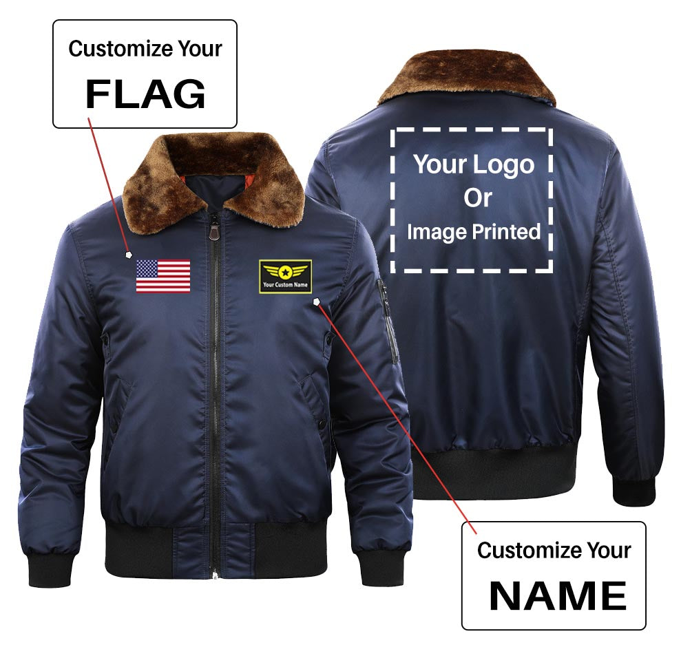 Custom Flag & Name & LOGO Special Bomber Jackets