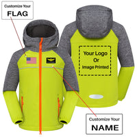 Thumbnail for Custom Flag & Name & LOGO Children Polar Style Jackets
