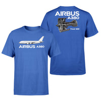 Thumbnail for Airbus A380 & Trent 900 Engine Designed Double-Side T-Shirts
