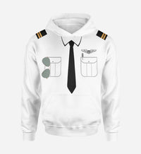Thumbnail for Customizable Pilot Uniform (Badge 1) Designed 3D Hoodies