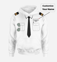 Thumbnail for Customizable Pilot Uniform (Badge 1) Designed 3D Hoodies