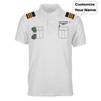 Thumbnail for Customizable Pilot Uniform (Badge 1) Designed 3D Polo T-Shirts