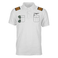 Thumbnail for Customizable Pilot Uniform (Badge 1) Designed 3D Polo T-Shirts