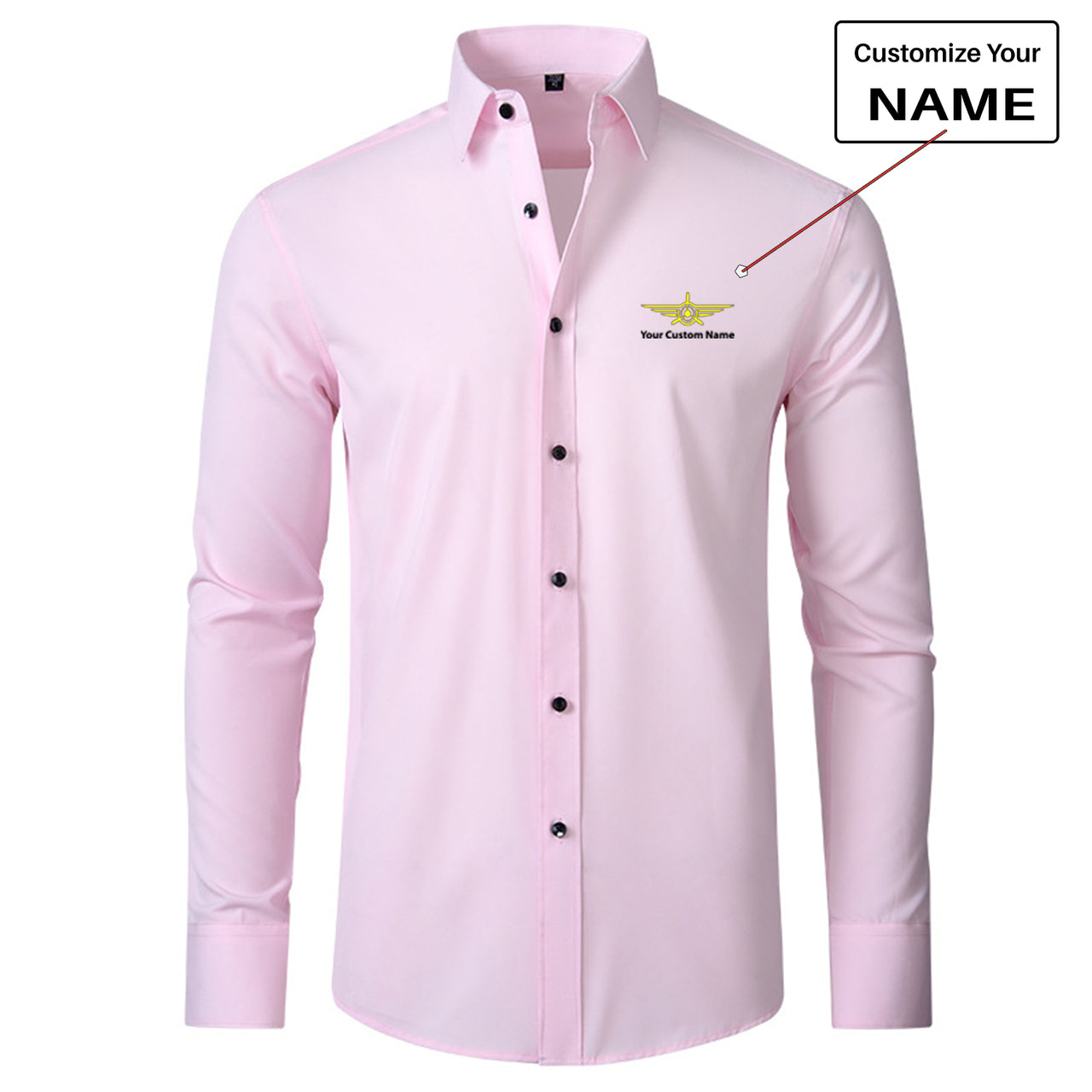 Custom Name "Badge 3" Long Sleeve Shirts