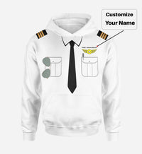 Thumbnail for Customizable Pilot Uniform (Badge 4) Designed 3D Hoodies
