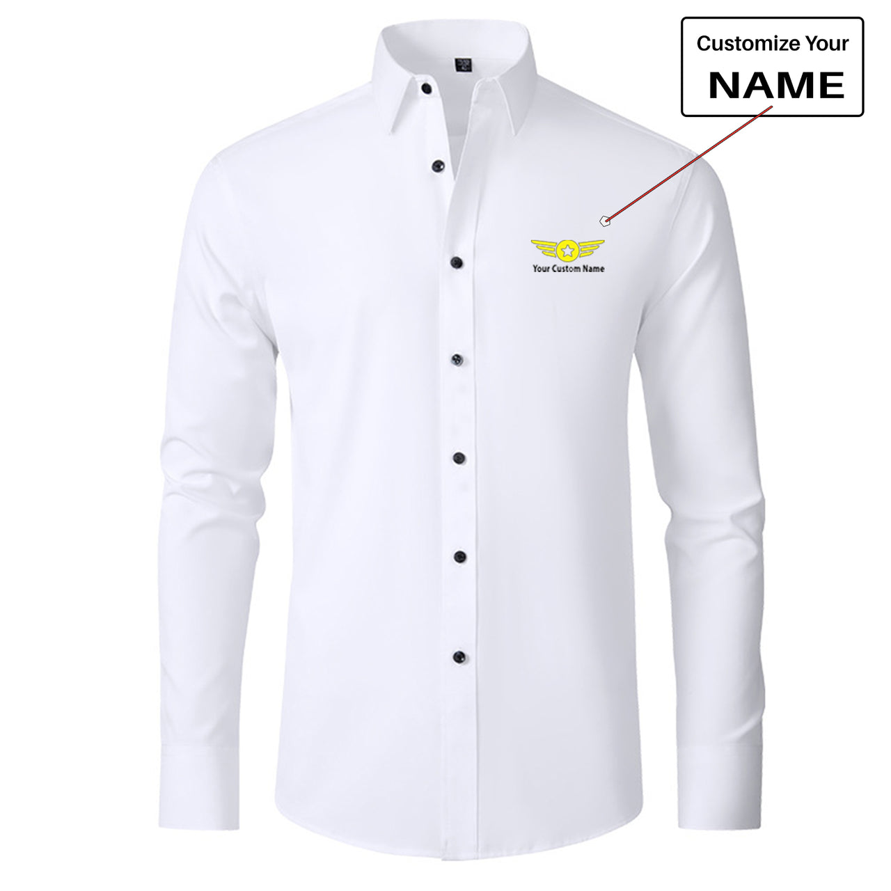 Custom Name "Badge 4" Long Sleeve Shirts