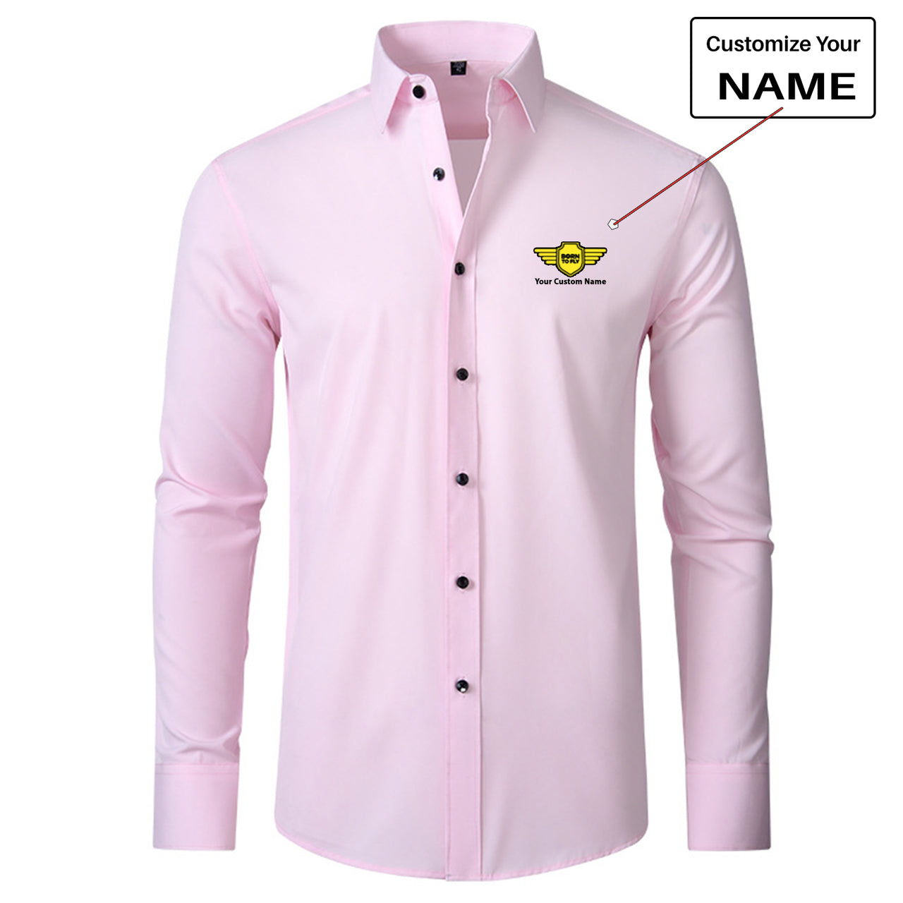 Custom Name "Badge 5" Long Sleeve Shirts