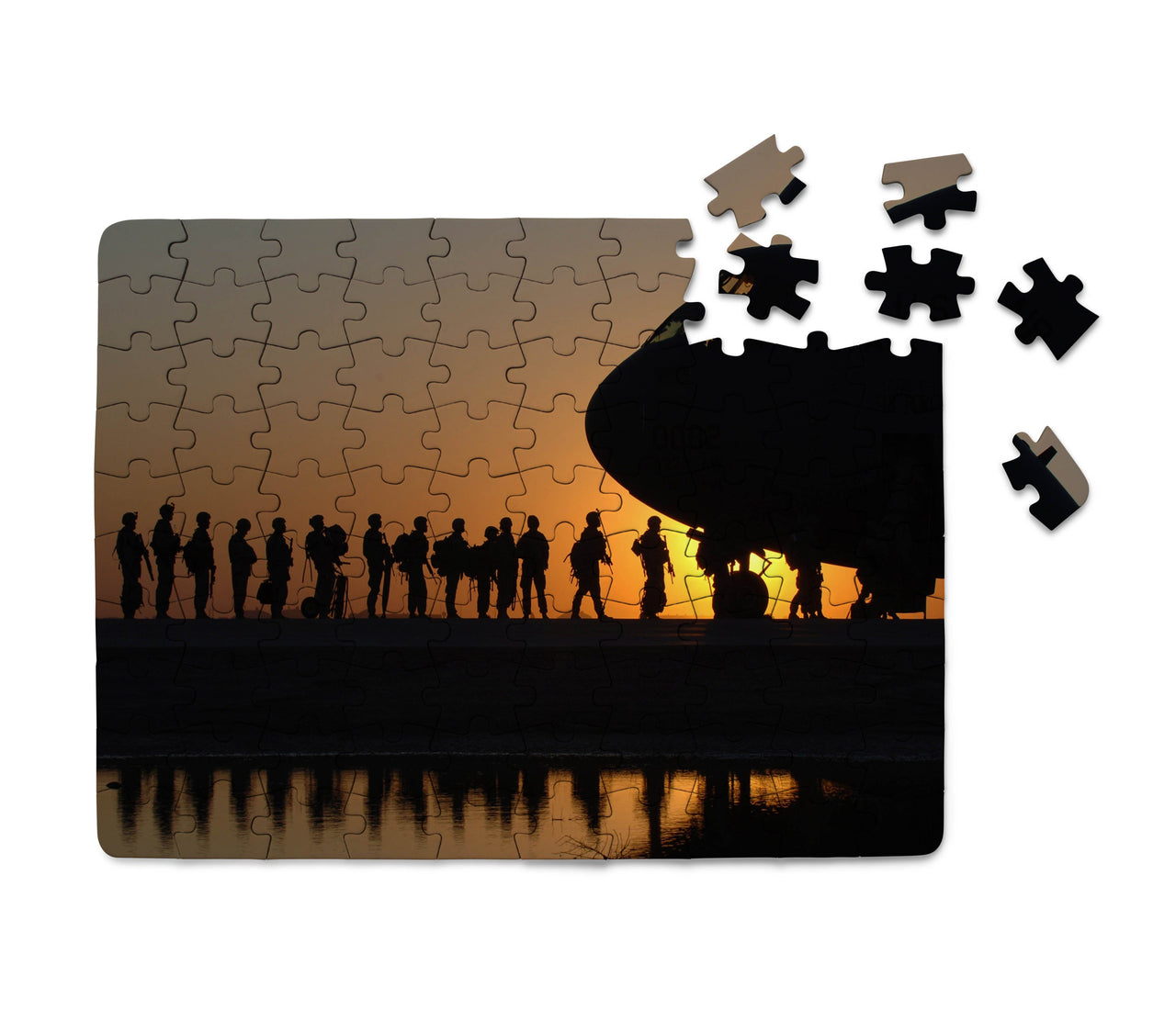 Band of Brothers Theme Soldiers Printed Puzzles Aviation Shop 