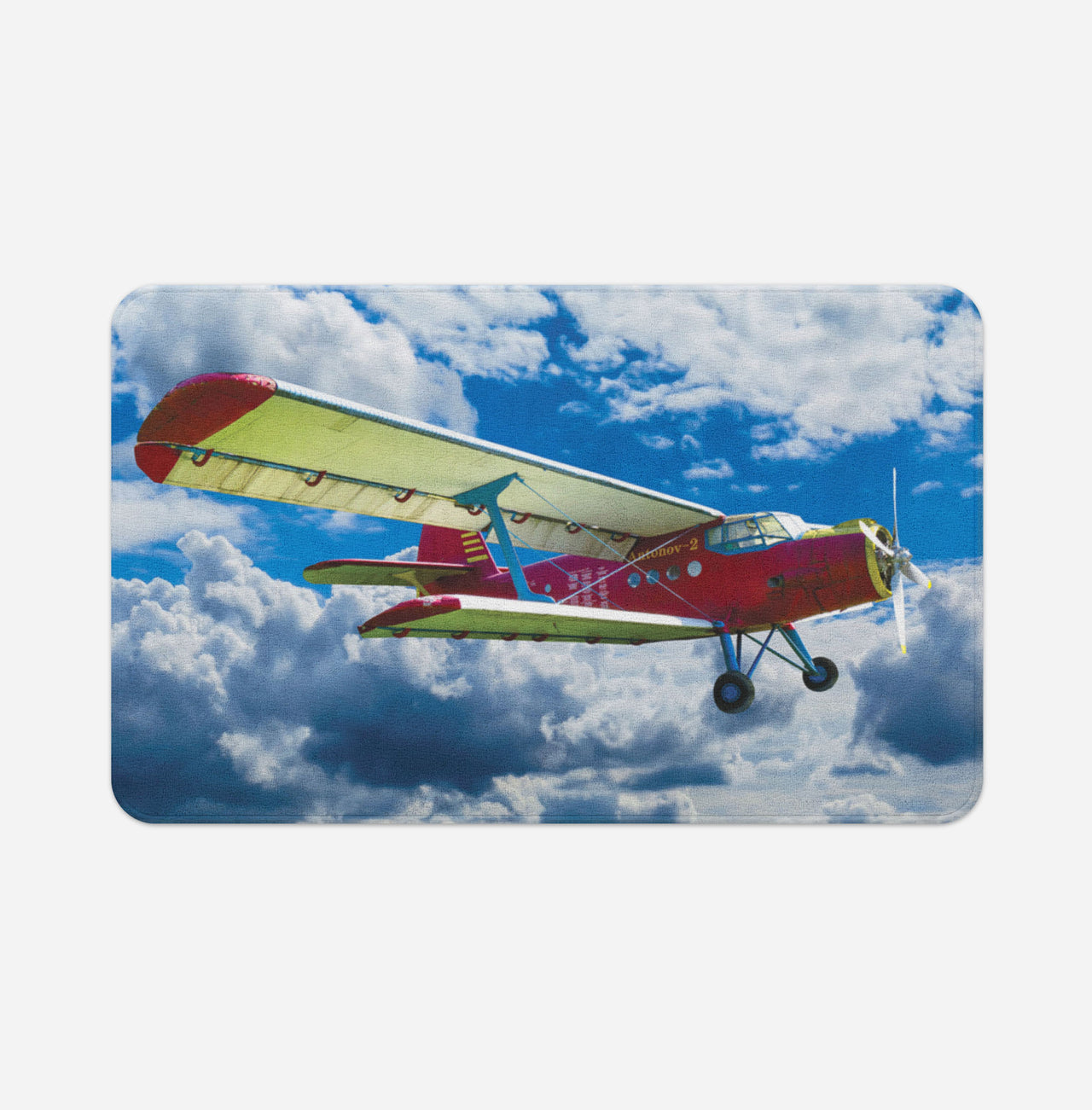 Beautiful Clouds & Antonov-2 Designed Bath Mats