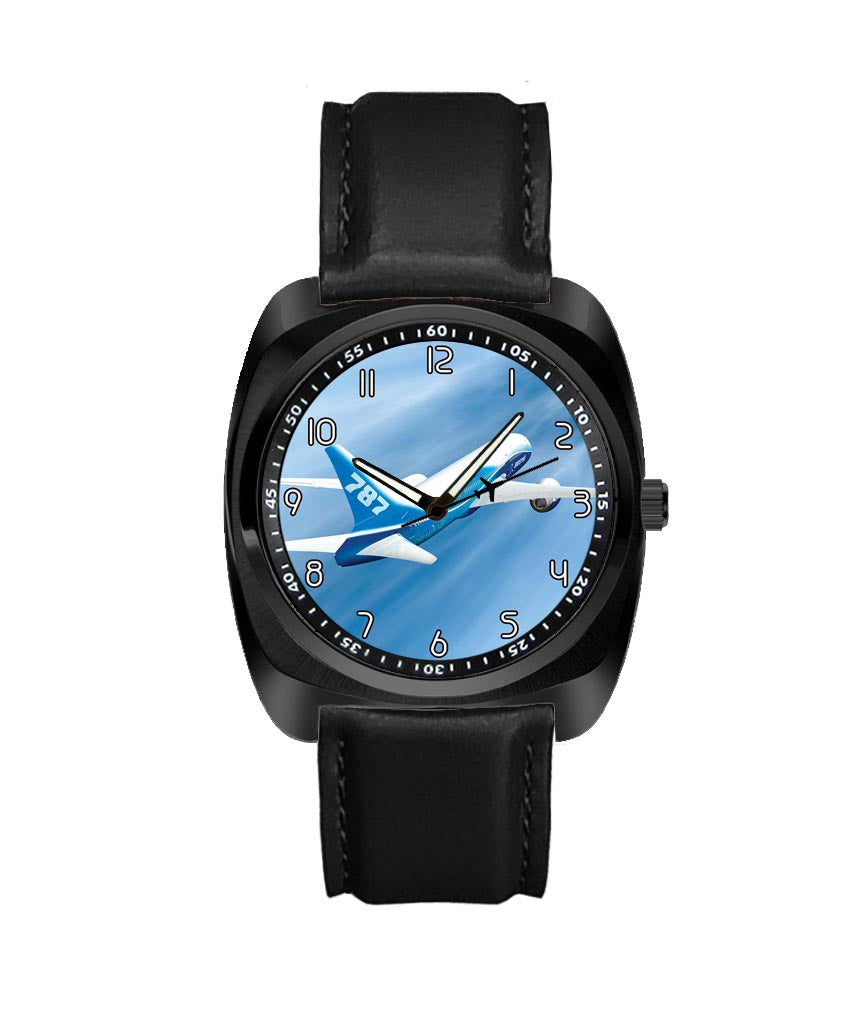 Beautiful Painting of Boeing 787 Dreamliner Designed Luxury Watches
