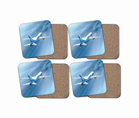 Thumbnail for Beautiful Painting of Boeing 787 Dreamliner Designed Coasters