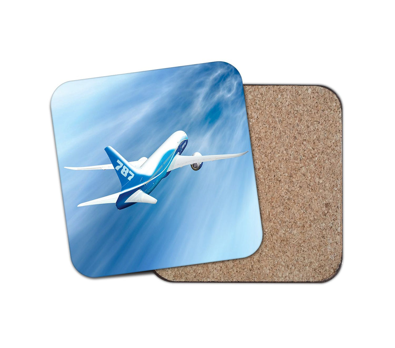 Beautiful Painting of Boeing 787 Dreamliner Designed Coasters