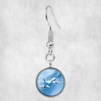 Thumbnail for Beautiful Painting of Boeing 787 Dreamliner Designed Earrings