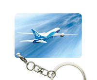 Thumbnail for Beautiful Painting of Boeing 787 Dreamliner Designed Key Chains