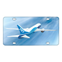 Thumbnail for Beautiful Painting of Boeing 787 Dreamliner Designed Metal (License) Plates