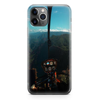 Thumbnail for Beautiful Scenary Through Helicopter Cockpit Designed iPhone Cases
