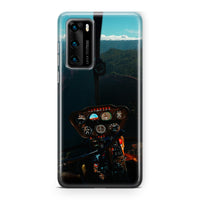 Thumbnail for Beautiful Scenary Through Helicopter Cockpit Designed Huawei Cases