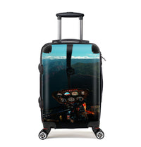 Thumbnail for Beautiful Scenary Through Helicopter Cockpit Designed Cabin Size Luggages