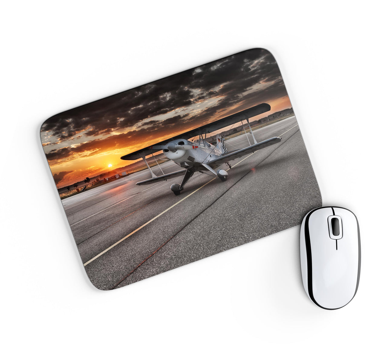 Beautiful Show Airplane Designed Mouse Pads