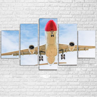 Thumbnail for Beautiful Airbus A330 on Approach Printed Multiple Canvas Poster Aviation Shop 