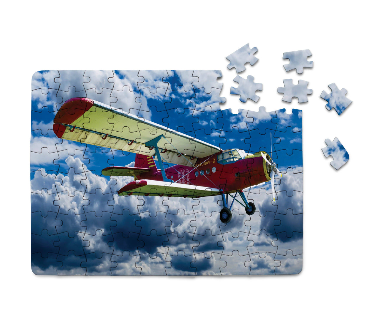 Beautiful Clouds & Antonov-2 Printed Puzzles Aviation Shop 