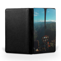 Thumbnail for Beautiful Scenary Through Helicopter Cockpit Printed Passport & Travel Cases
