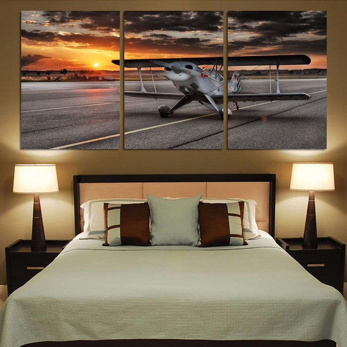 Beautiful Show Airplane Printed Canvas Posters (3 Pieces) Aviation Shop 