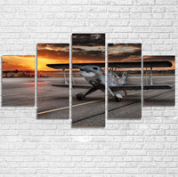 Thumbnail for Beautiful Show Airplane Printed Multiple Canvas Poster Aviation Shop 