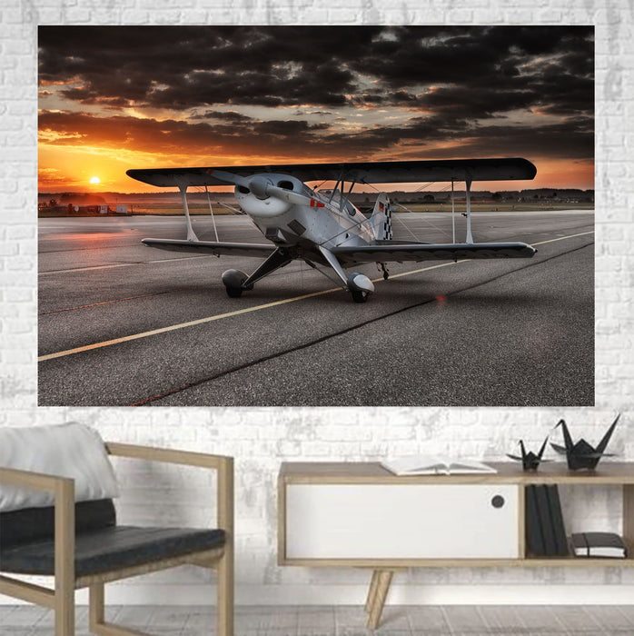 Beautiful Show Airplane Printed Canvas Posters (1 Piece) Aviation Shop 