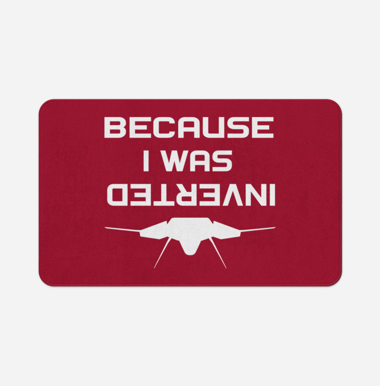 Because I was Inverted Designed Bath Mats